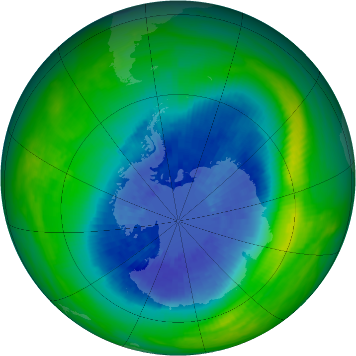 Ozone Map 1986-09-17